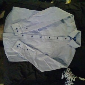 Button up long sleeve mens shirt